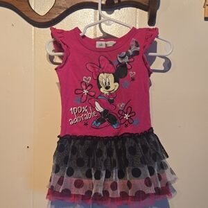 Disney Pink Minnie Mouse Casual Dress